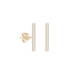 By Jollia Puces d'oreilles barre torsadée (plaqué or) Online