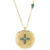 Naode Sautoir Talisman vert Fashion